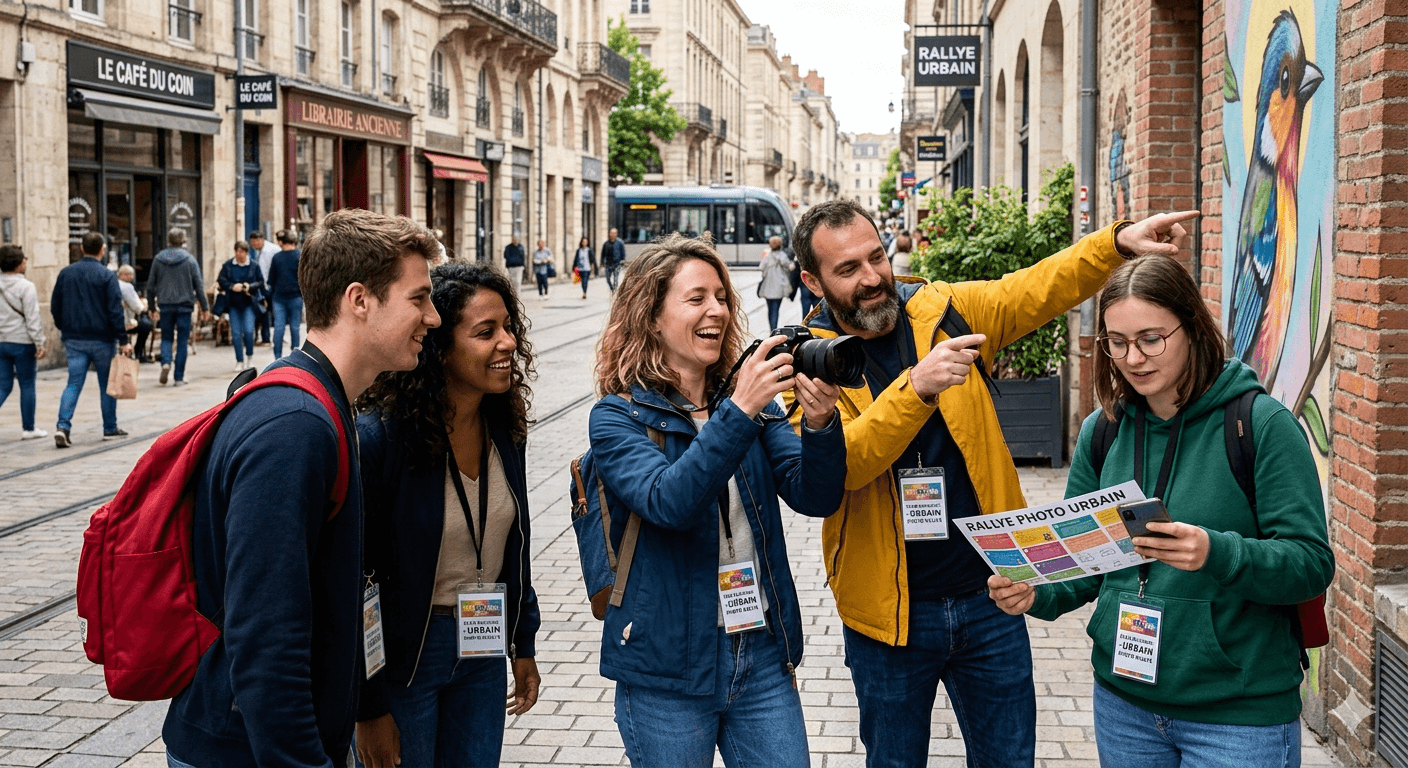 Rallye photo urbain - Activité team building à Nantes